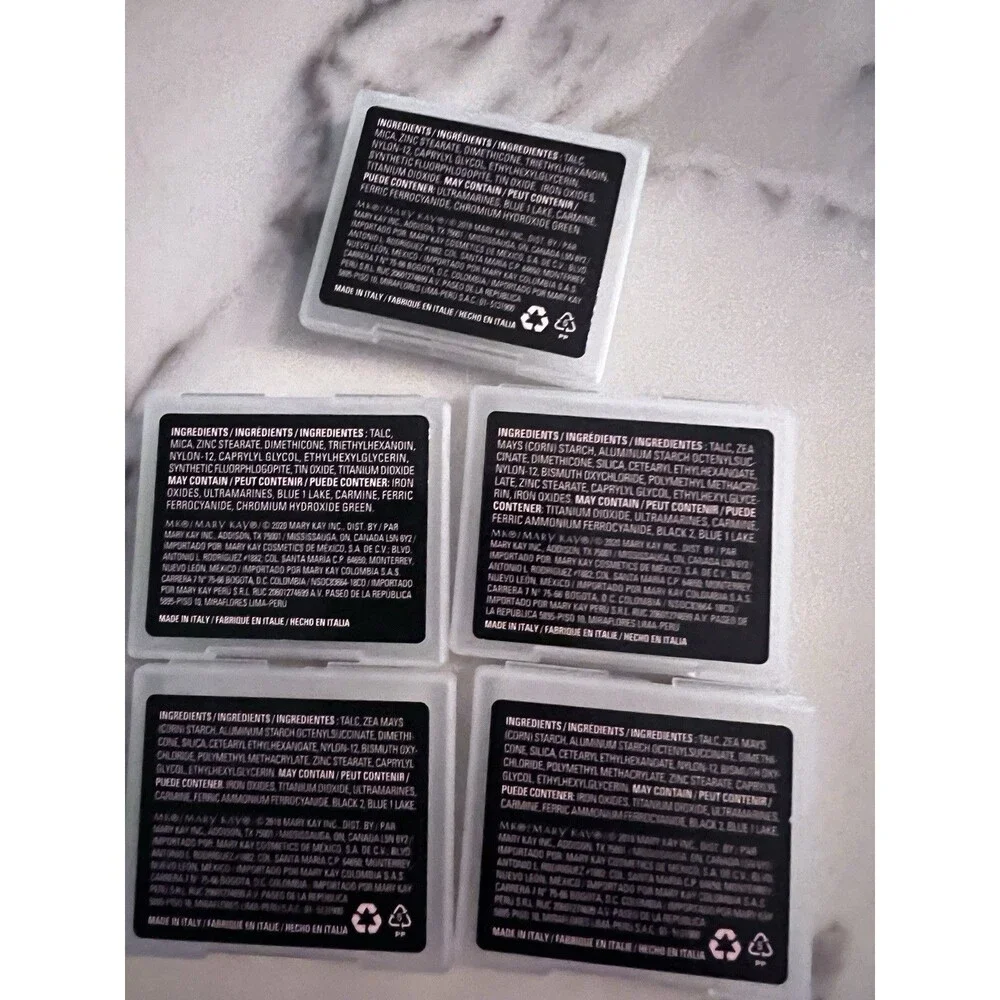 Mary Kay Chromafusion Eye Shadow lot of 5 moss bronze rose cinnabar sand castle